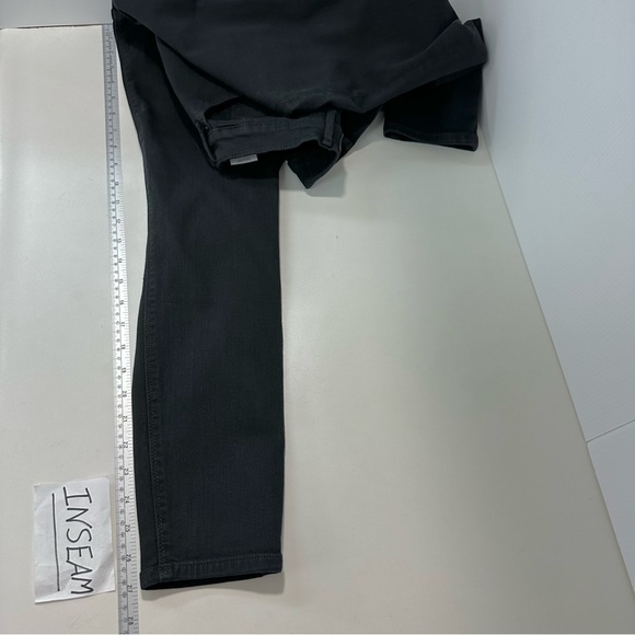 EXPRESS Perfect Curves Black High Rise Denim Legging JEANS Sz 8R Stretch… - Picture 11 of 12